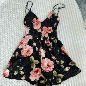Ivy + main floral romper